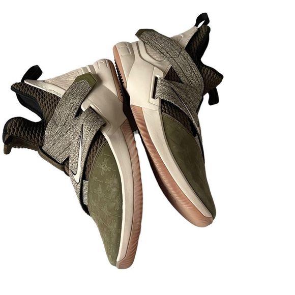 🎊HP🎉Nike Lebron James Soldier XII 12 Land and Sea Olive Green Mens 11.5 - Picture 8 of 15